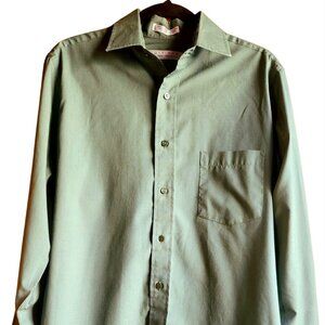 Editions by Van Huesen Men's L/S Dress Shirt Size 15 1/2 Neck 34/35 Sleeve